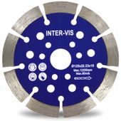 TARCZA INTERVIS DIAMENTOWA 125x22,2x15 mm SEGMENT