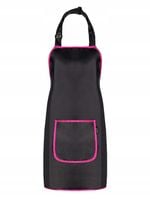 FARTUCH FRYZJERSKI KOSMETYCZNY OCHRONNY FARTUSZEK WODOODPORNY CZARNY 002