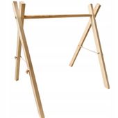 Baby Gym stojak edukacyjny gimnastyczny naturalny