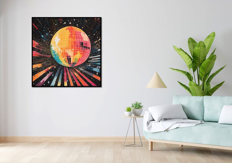 Plakat 100x100cm Disco Gra! zdjęcie 4