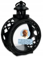 Latarenka ZNICZ okrągły personalizowany z nadrukiem Z JANEM PAWŁEM ll