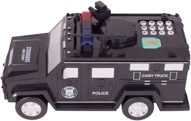 Skarbonka Sejf Dla Dzieci Na Kod Szyfr Samochód Policja Auto zdjęcie 15