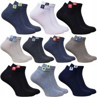 10 par SKARPETY MĘSKIE BAWEŁNA STOPKI BAWEŁNIANE 43/46