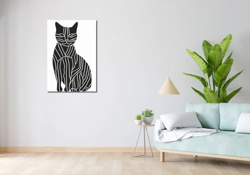 Obraz 60x90cm Zebra w Kocim Ciele na Arena.pl