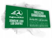Tabliczka Grawerowana 10x5 cm Z Logo Firmowym lub Inna Personalizacja