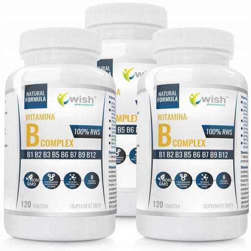 240SZT WITAMINA B Complex B1 B2 B3 B5 B6 B7 B9 B12 na Arena.pl