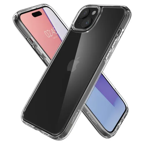 Etui Spigen Crystal Hybrid na iPhone 15 Plus - przezroczyste na Arena.pl