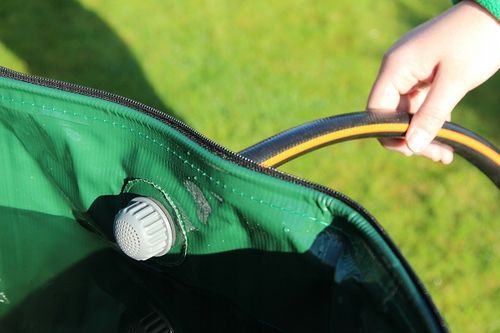 Beczka Zbiornik 250l Wodę z Rynny Deszczówkę Składany Pojemnik Deszczówka na Arena.pl