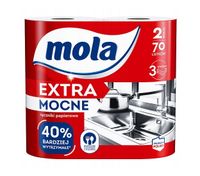ręcznik papierowy mola extra mocne  3-warstwowy 2 rolki