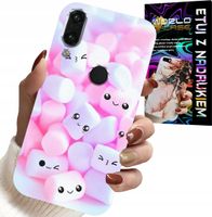 ETUI DO HUAWEI Y7 2019 - WZÓR W SŁODKIE PIANKI, OBUDOWA, PLECKI