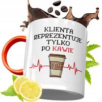 Kubek Pomarańczowy Dla Prawnika Prezent Z Nadrukiem Ze Zdjęciem