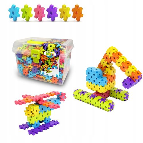 KLOCKI KONSTRUKCYJNE WAFLE MELI BASIC TRAVEL BOX 500 EL PUZZLE GOFRY na Arena.pl