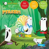 Kartoniaki PTASZKI z tektury do składania i malowania