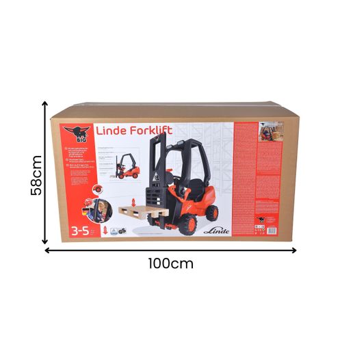 BIG Wózek Widłowy Na Pedały Linde Forklift na Arena.pl