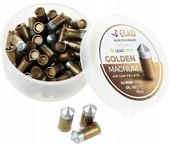 Śrut stalowy teflonowy bezołowiowy ostry wiatrówki ELKO golden złoty