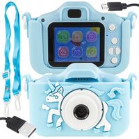 APARAT CYFROWY FOTOGRAFICZNY 12MPX ZABAWKA DLA DZIECI KAMERA + 4 GRY