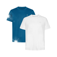 Sporotwy T-shirt DANISH ENDURANCE Męska Koszulka na Siłownię 2-pak L