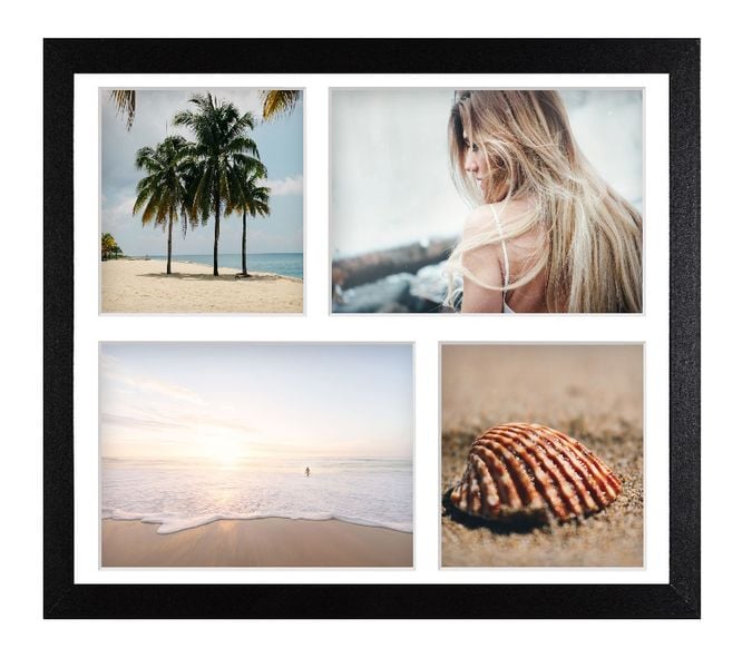 Ramka na 4 zdjęcia Hekla 24x30x4 foto galeria czarny 1szt. zdjęcie 1