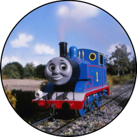 Opłatek na tort Ciuchcia Pociąg Tomek Przyjaciele Lokomotywa