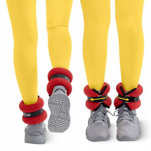 OBCIĄŻNIKI NA NADGARSTKI RĘCE NOGI CIĘŻARKI DO ĆWICZEŃ WZMACNIAJĄCYCH 2x1kg na Arena.pl