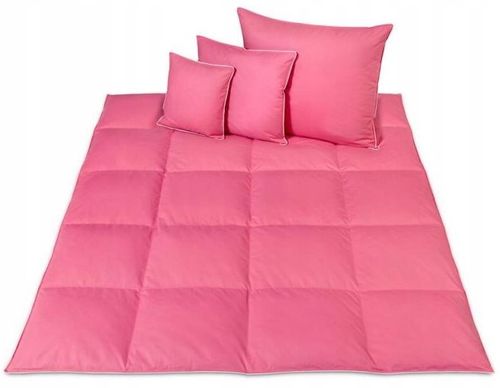 KOŁDRA PÓŁPUCH CAŁOROCZNA PUCH I PIERZE 160x200 2,80KG RÓŻ na Arena.pl