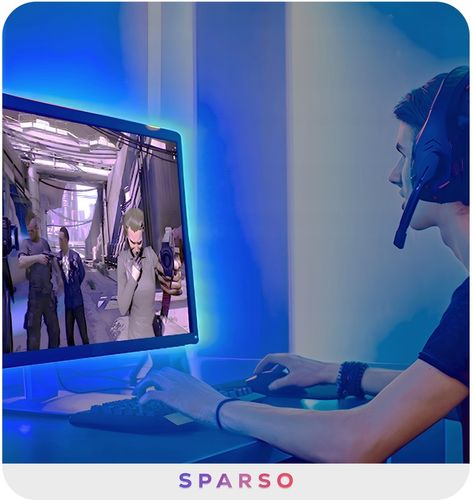 TAŚMA LED RGB 4M USB LEDY DO TV Podświetlenie Telewizora NA PILOTA TELEFON na Arena.pl