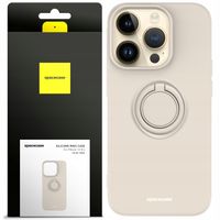 ETUI MATOWE DO IPHONE 14 PRO SPACECASE SILICONE RING SILIKONOWE + SZKŁO