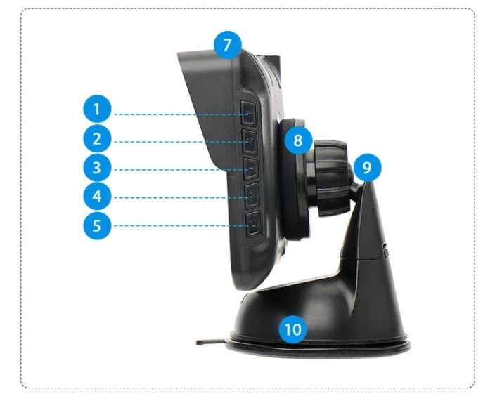 PROFESJONALNA KAMERA COFANIA BUS VAN 5'' AHD IPS zdjęcie 4