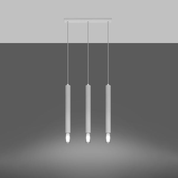 Lampa wisząca WEZYR 3 biała zdjęcie 3
