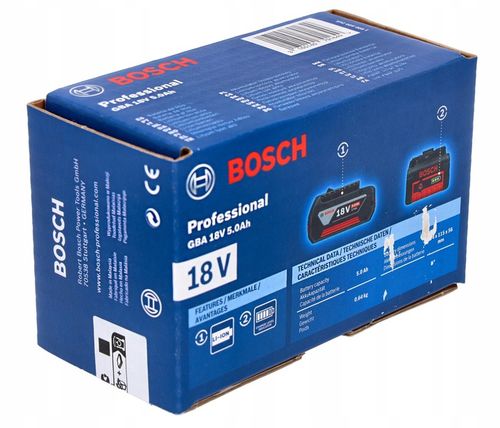 AKUMULATOR BOSCH PRO 18V 5Ah GBA Li-Ion Oryginalny 1600A002U5 na Arena.pl