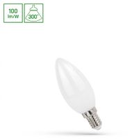 Żarówka LED Świecowa E-14 230V 4W COG Barwa Ciepła Milky SpectrumLED WOJ+14069