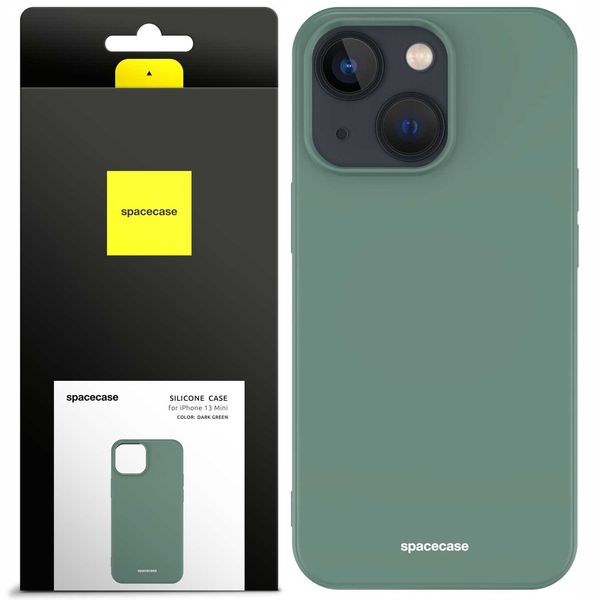 Spacecase Silicone Case Iphone 13 Mini Dark Green zdjęcie 1
