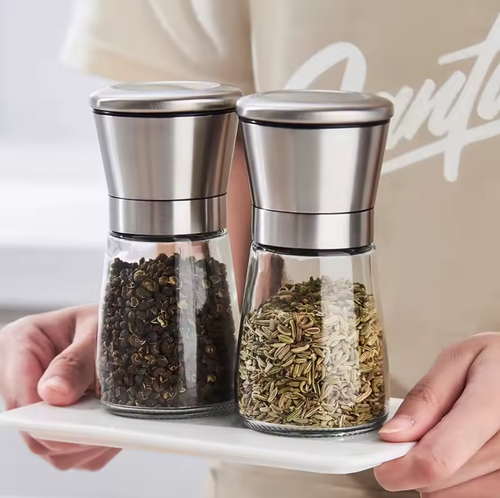 Młynek PIEPRZU SOLI mielenia przypraw młynki zestaw młynków przyprawnik 2x na Arena.pl