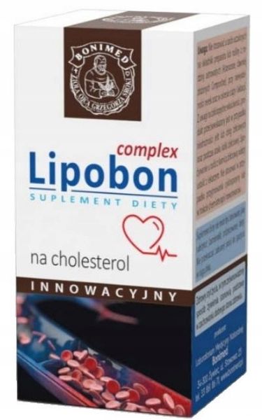Bonimed Lipobon complex na cholesterol 60 kapsułek zdjęcie 1