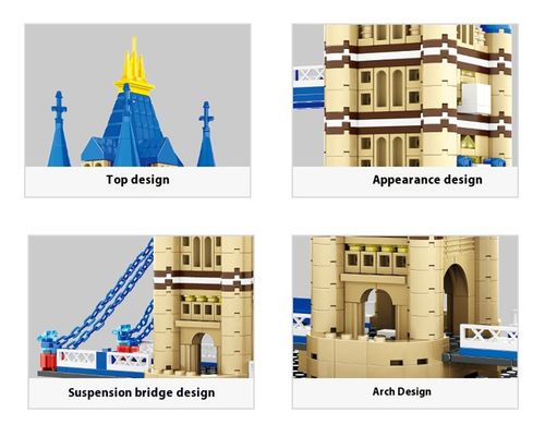 Zestaw Klocków Seria Budynki Tower Bridge 1054El. na Arena.pl