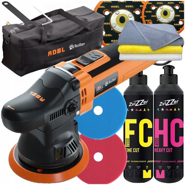 ADBL Roller D09125 Zestaw Maszyna Polerska Pasty Zvizzer Polerka Lakieru zdjęcie 1