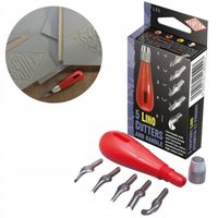 Zestaw dłutek z obsadką do linorytu 5szt Essdee do linoleum grafik komplet