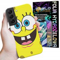 ETUI CASE DO SAMSUNG S21 FE - SPONGEBOB BAJKI GRY WYBÓR PLECKI + FOLIA