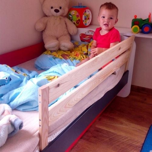 BARIERKA DO ŁÓŻKA BLOKADA OCHRONNA OSŁONA ZABEZPIECZAJĄCA DLA DZIECI na Arena.pl