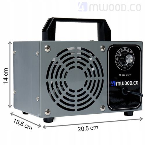 OZONATOR GENERATOR OZONU OCZYSZCZACZ DO POWIETRZA 60 000 mg/h +TIMER 110W na Arena.pl