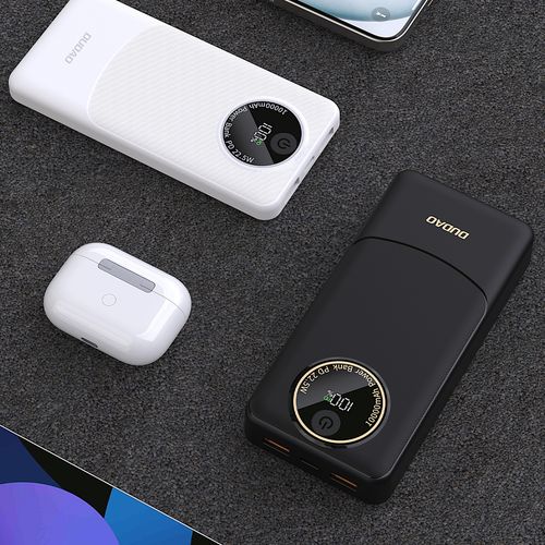 Powerbank K12 10000mAh USB-A USB-C PD22.5W - czarny na Arena.pl