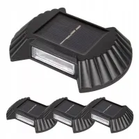 4x Lampa elewacyjna dwustronna solarna 15 lm z czujnikiem zmierzchu