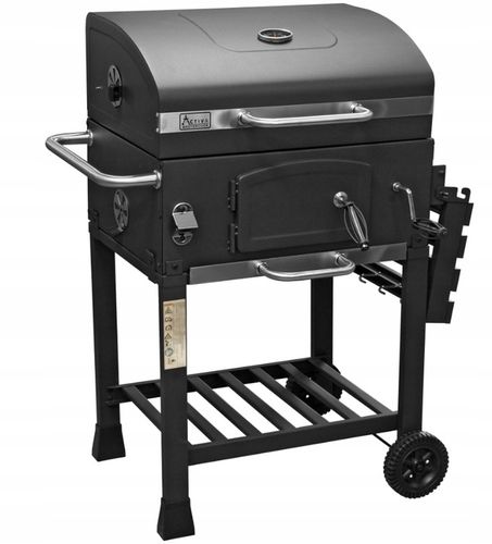 GRILL WĘGLOWY ŻELIWNY ACTIVA ANGULAR 4w1 GRATISY RUSZT ŻELIWNY DUŻY na Arena.pl