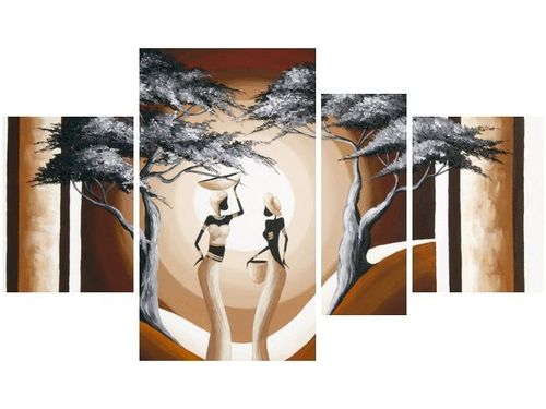 120CM 70 OBRAZ 4 ELEM SPACER O ZACHODZIE SŁOŃCA ŚCIENNY na Arena.pl