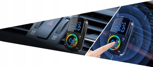 Transmitter FM Bluetooth NAVITEL BHF08 PRO -miernik napięcia, USB-A i USB-C na Arena.pl