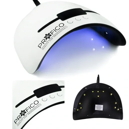 Zestaw MANICURE HYBRYDOWE Startowy do Paznokci LAMPA 48W LED UV AKCESORIA zdjęcie 3