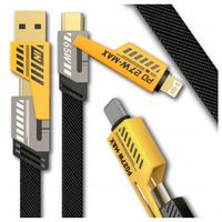 Kabel USB-C USB-A 4 w 1 65W 1.5m