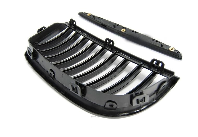 GRILL NERKI BMW E90 / E91 05-08 BLACK zdjęcie 4