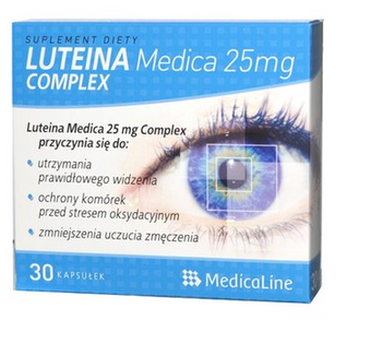 Luteina Medica 25 mg Complex 30 kapsułek MEDICALINE