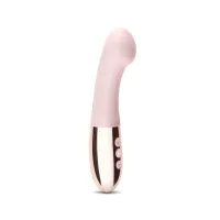 le wand gee rose gold - wibrator punktowy, ładowalny, metal i silikon